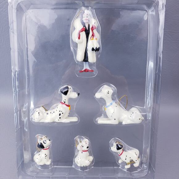 Disney's Christmas Ornament Collection Ornament Set Book 101 Dalmatians Complete - Picture 9 of 16